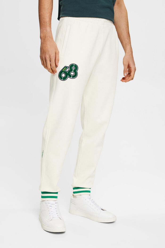 Dolphin logo badge tracksuit trousers, OFF WHITE, detail image number 0