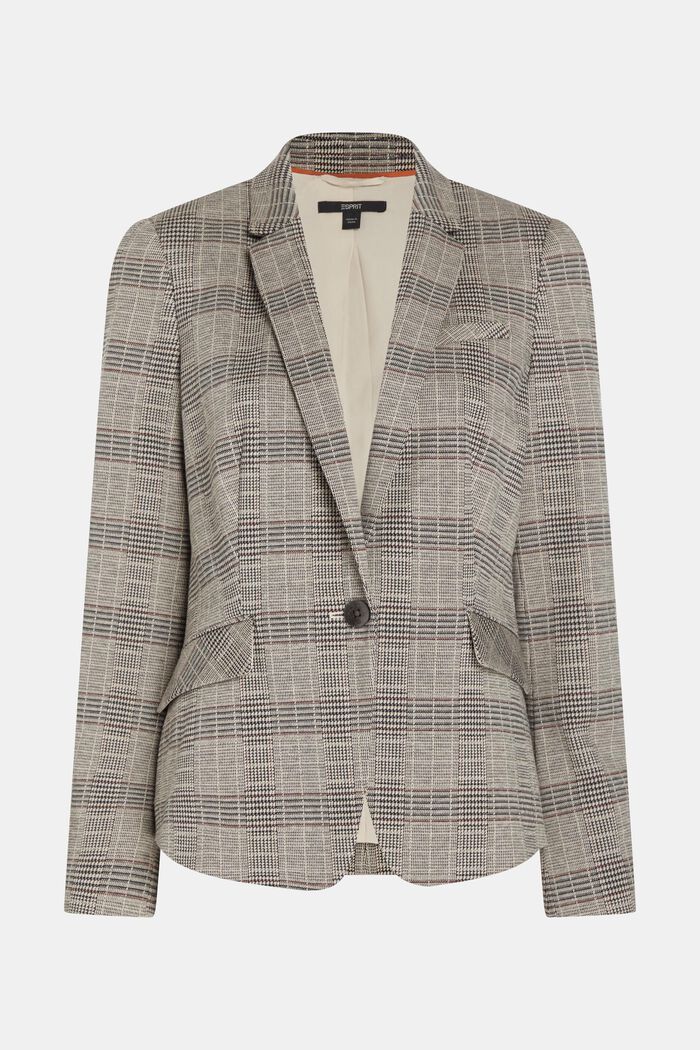 Mix & Match: Prince of Wales checked blazer, BEIGE, detail image number 4
