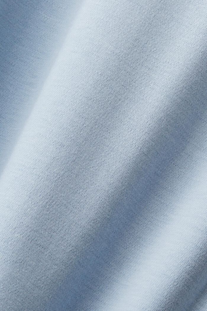 피마 코튼 폴로 셔츠, LIGHT BLUE LAVENDER, detail image number 4