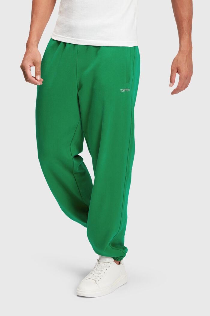 Relaxed logo joggers, GREEN, detail image number 0