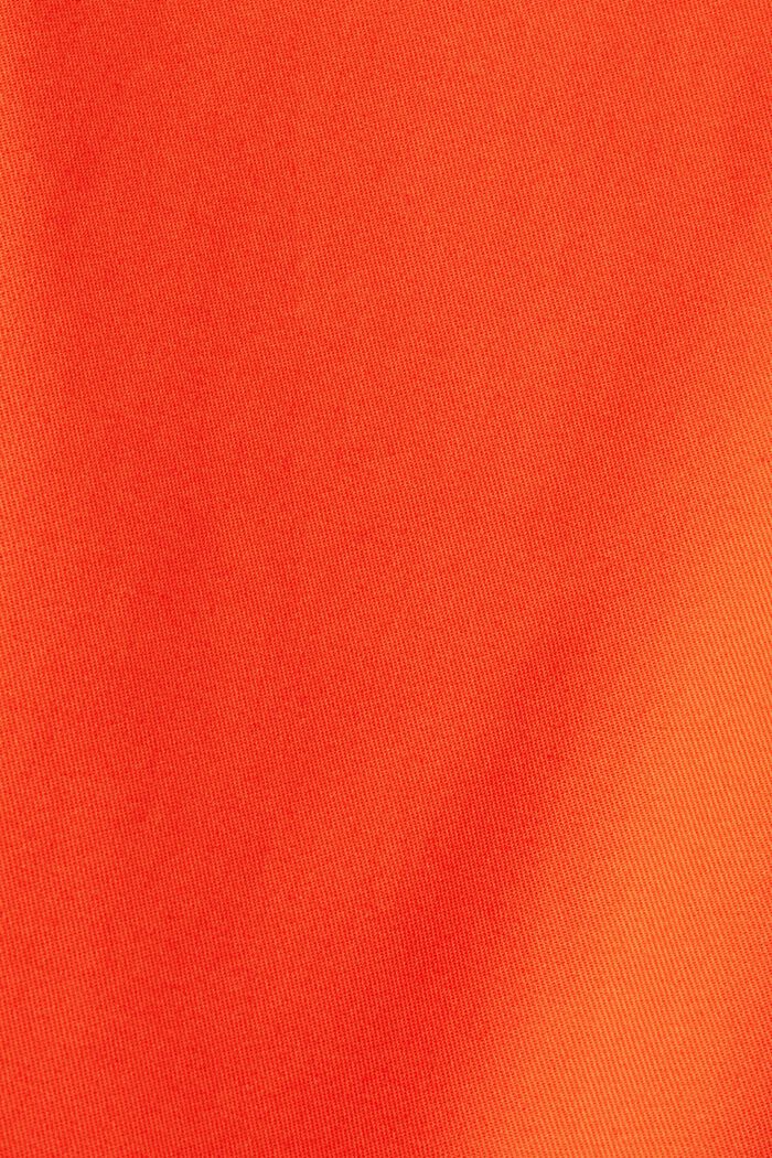하이라이즈 슬림 핏 팬츠, ORANGE RED, detail image number 4