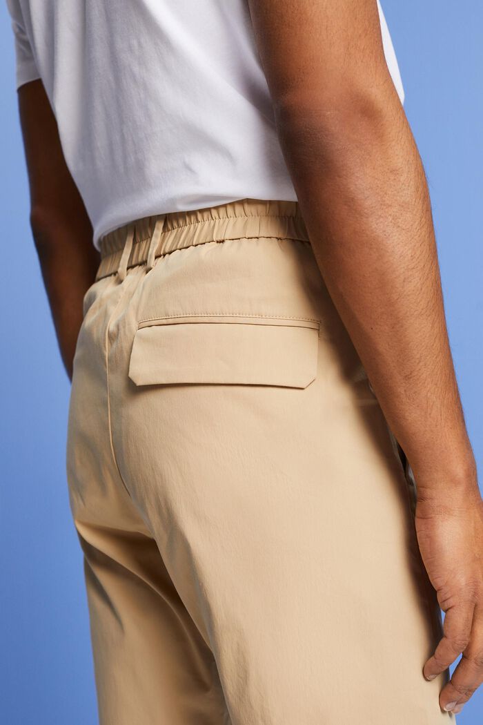 Poplin chino trousers, SAND, detail image number 4