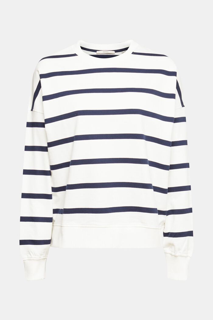 Striped sweatshirt, OFF WHITE, detail image number 5