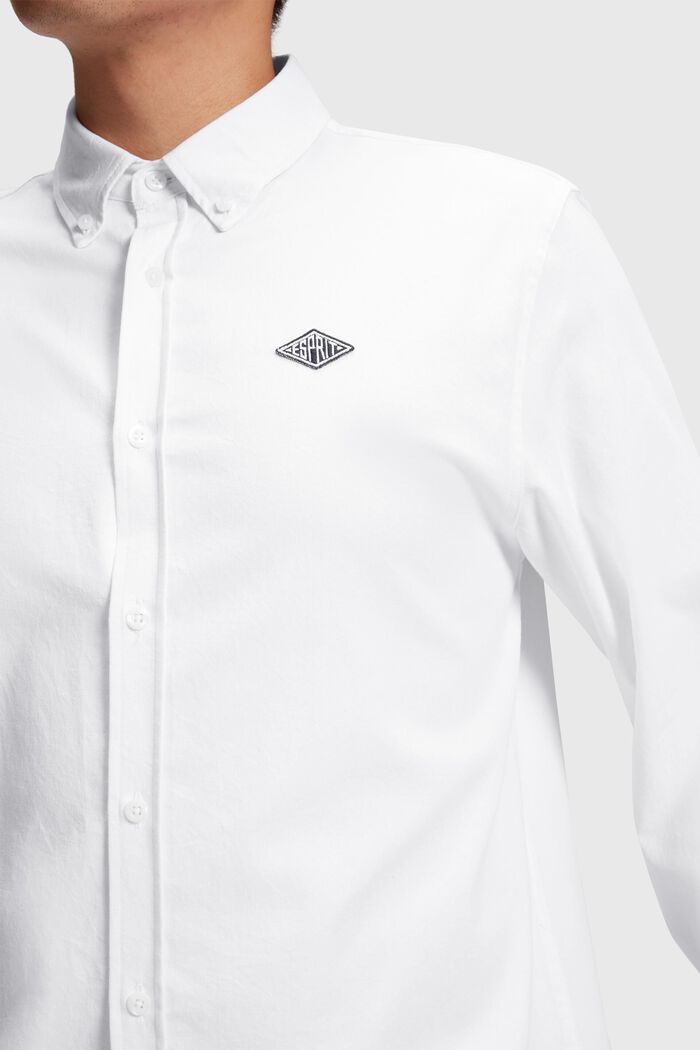 ESPRIT x Rest & Recreation 캡슐 컬렉션 옥스포드 셔츠, WHITE, detail image number 4