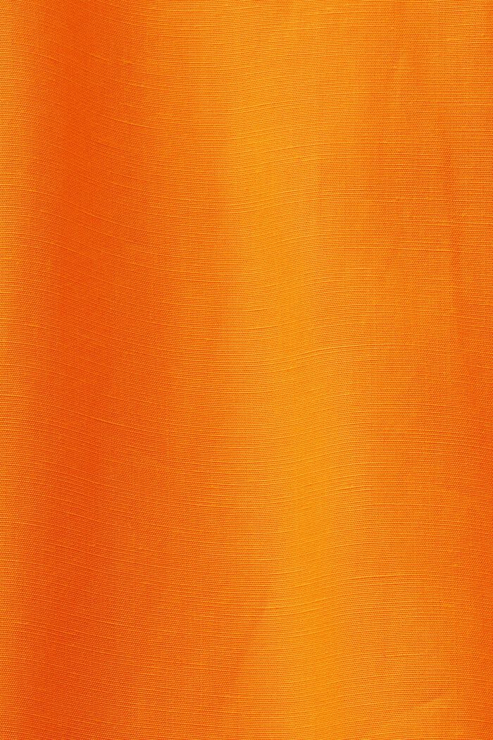 오버사이즈 셔츠 블라우스, BRIGHT ORANGE, detail image number 5