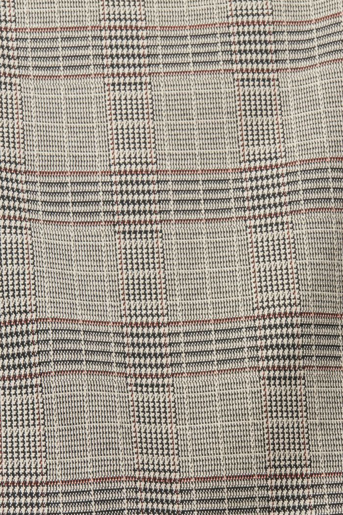Mini skirt with a Prince of Wales check pattern, BEIGE, detail image number 7
