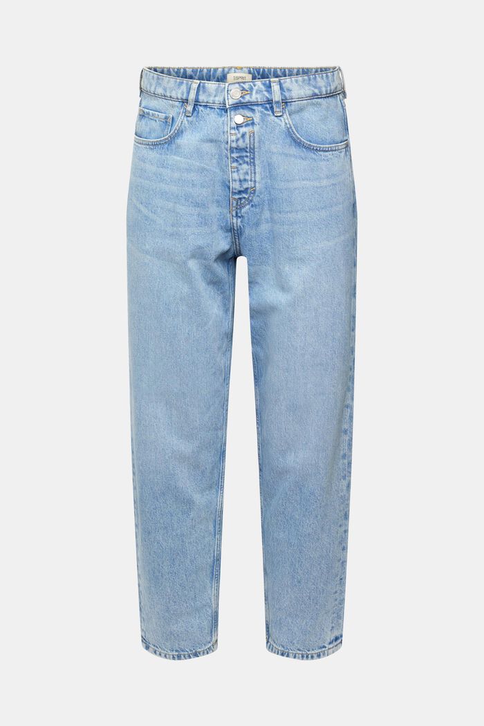 Mid-Rise Wide Balloon Jeans, BLUE LIGHT WASHED, detail image number 7