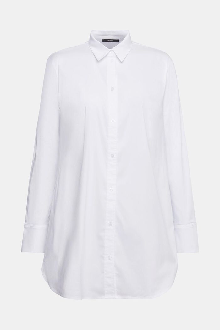 Shirt blouse, WHITE, detail image number 6