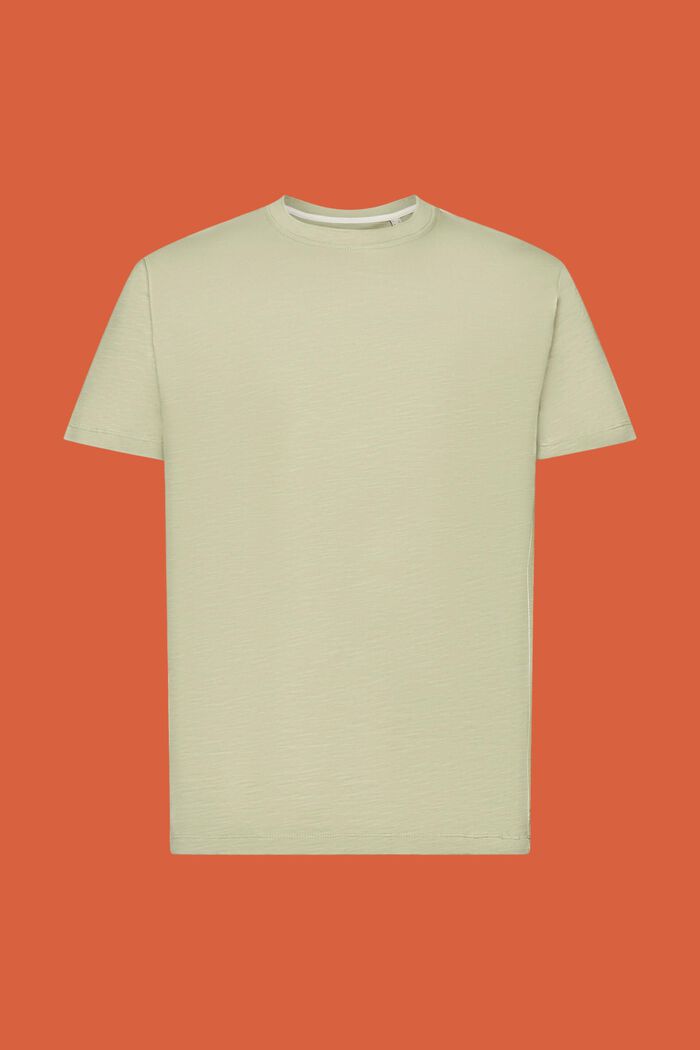 저지 티셔츠, 100% 코튼, LIGHT GREEN, detail image number 5
