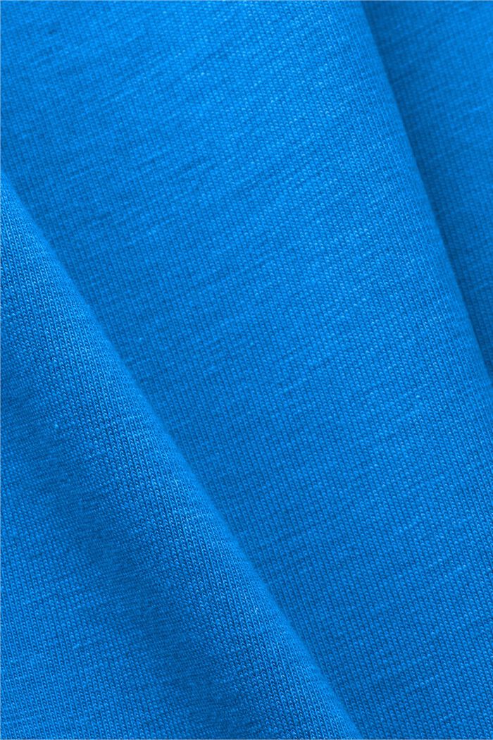 빈티지 로고 티셔츠, BRIGHT BLUE, detail image number 4