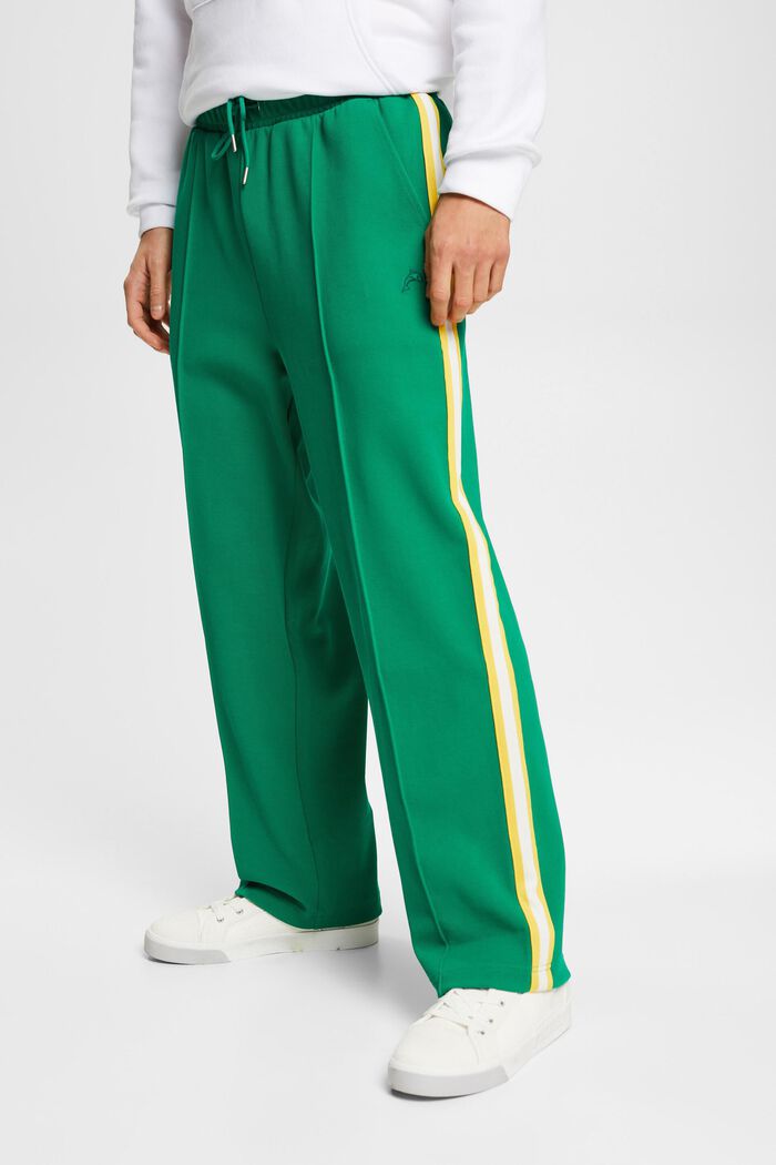 Wide leg trousers, EMERALD GREEN, detail image number 0