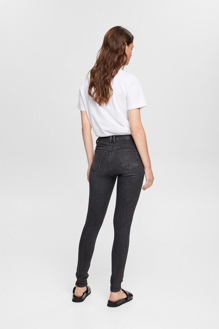 Mid-Rise Skinny Jeans, GREY DARK WASHED, detail image number 3