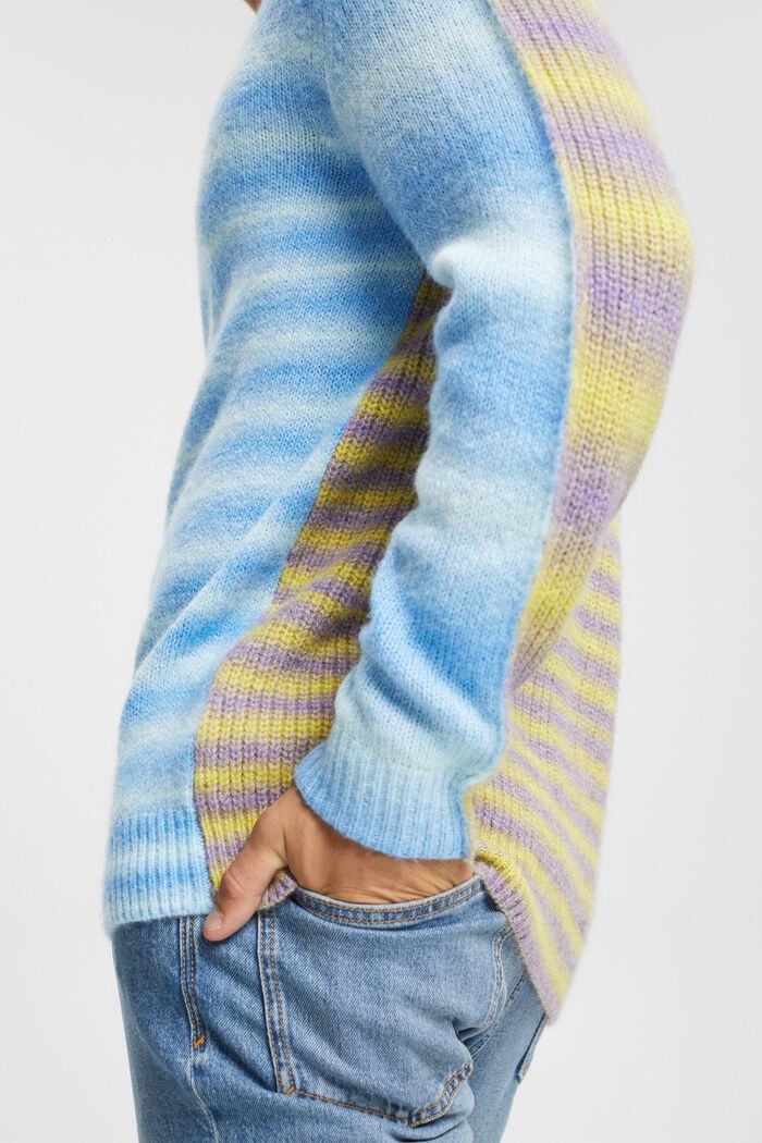 Reversible striped jumper, BLUE, detail image number 2