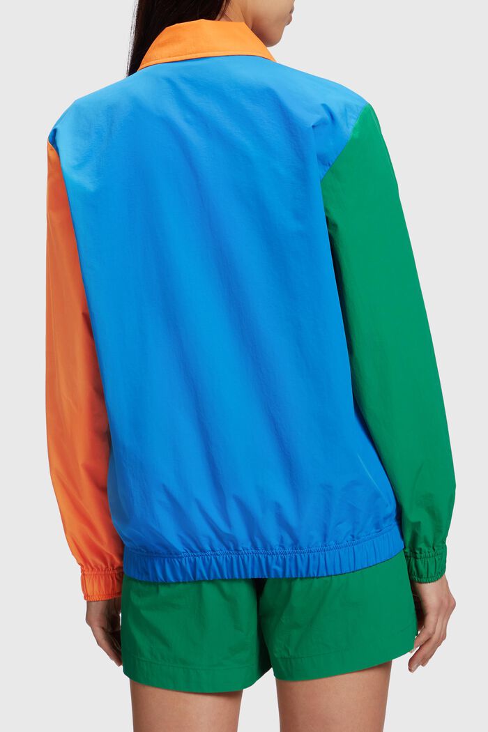 ESPRIT x Rest & Recreation 캡슐 컬렉션 컬러 블록 윈드브레이커 재킷, BLUE, detail image number 3