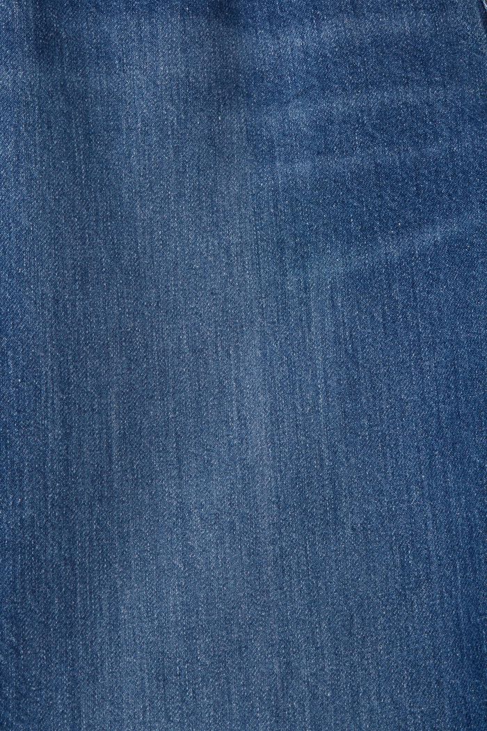 High-Rise Straight Jeans, BLUE MEDIUM WASHED, detail image number 5