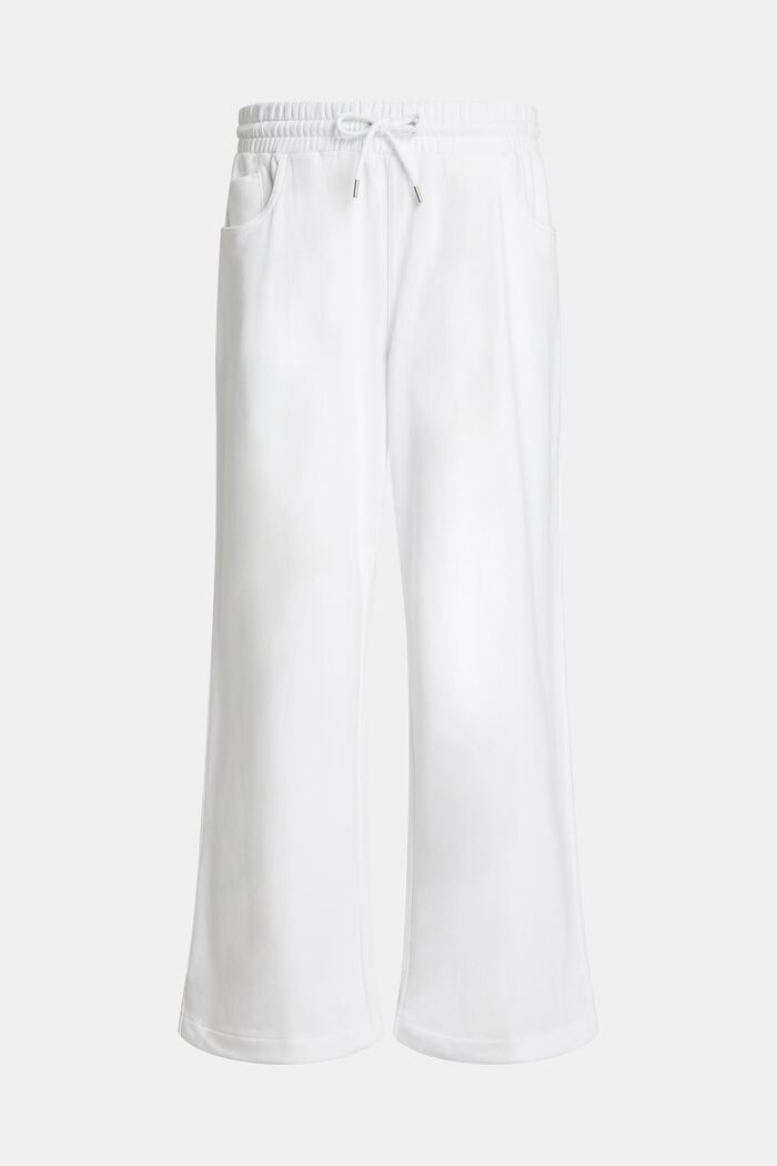 Jersey jogger pants, WHITE, detail image number 4
