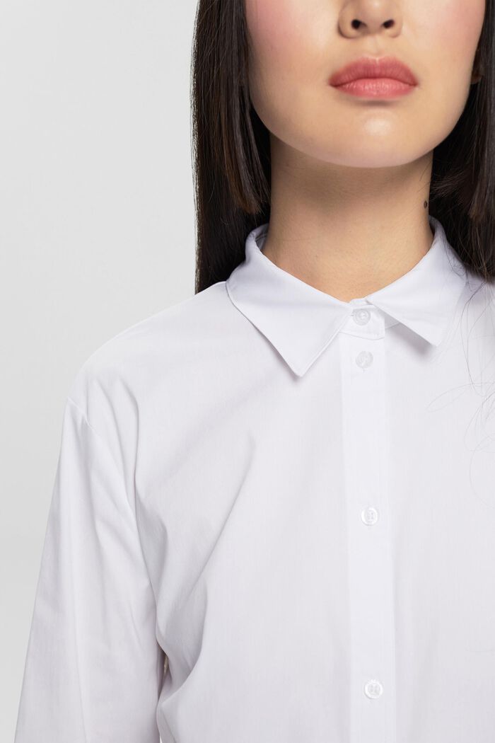 Shirt blouse, WHITE, detail image number 2