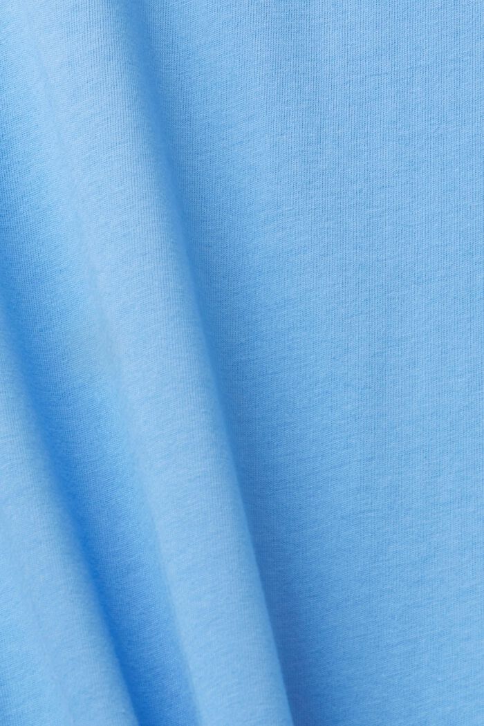로고 프린트 티셔츠, LIGHT BLUE LAVENDER, detail image number 4