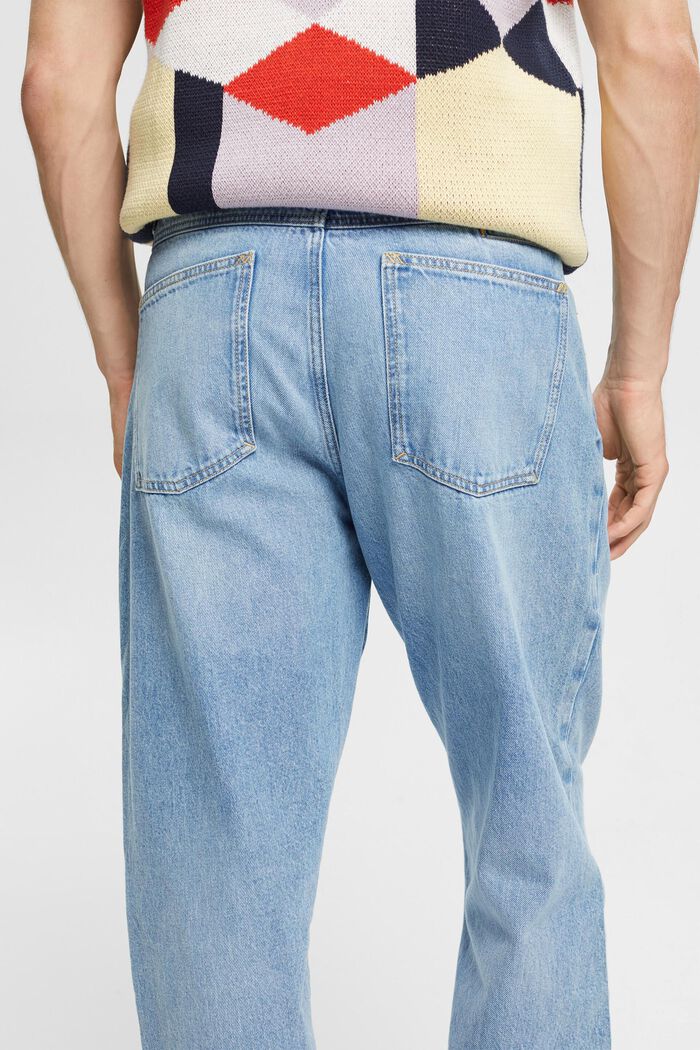 Mid-Rise Wide Balloon Jeans, BLUE LIGHT WASHED, detail image number 4