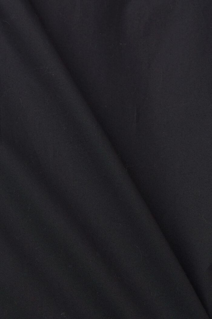 버튼다운 코튼 셔츠, BLACK, detail image number 4