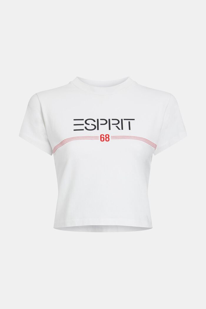 ESPRIT x Rest & Recreation 캡슐 컬렉션 크롭 티셔츠, WHITE, detail image number 4