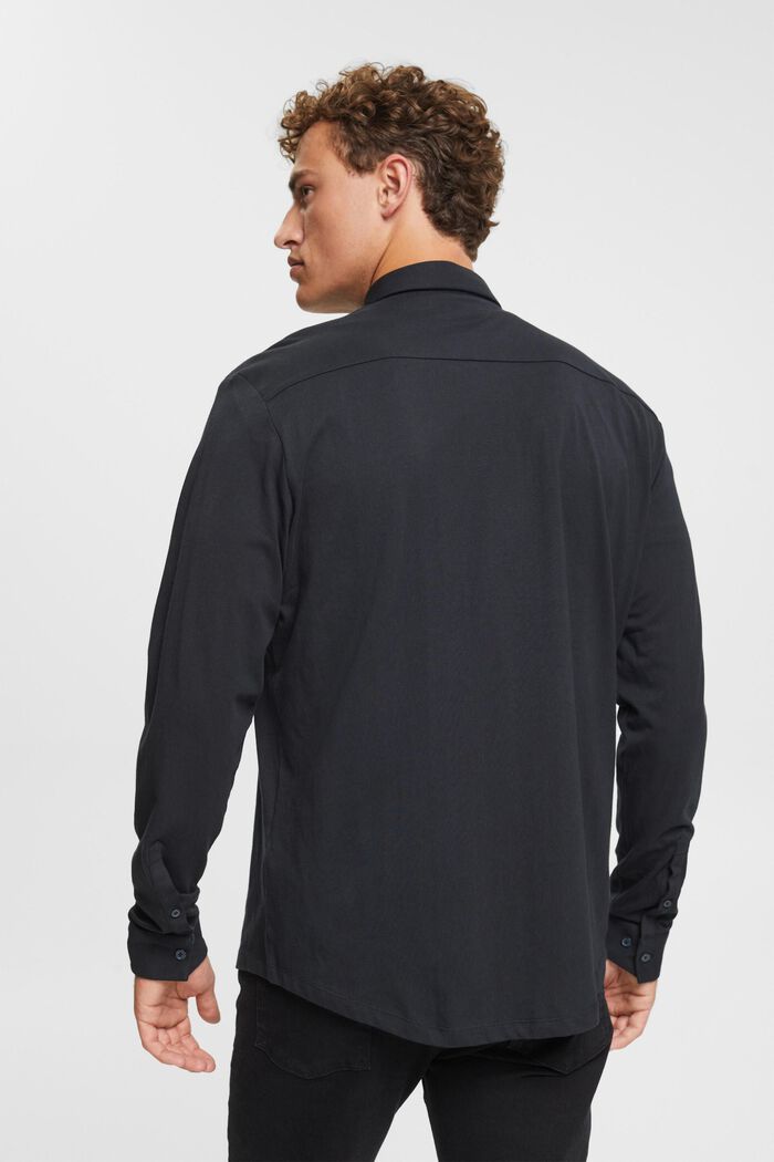 Jersey shirt, 100% cotton, BLACK, detail image number 3