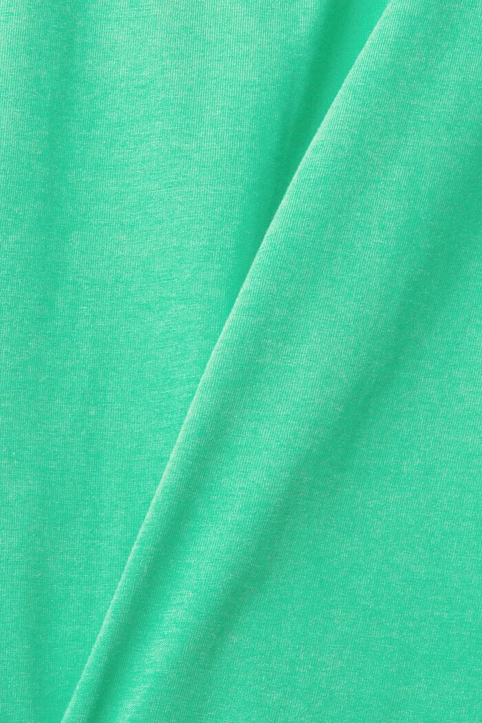 Jersey T-shirt, GREEN, detail image number 4
