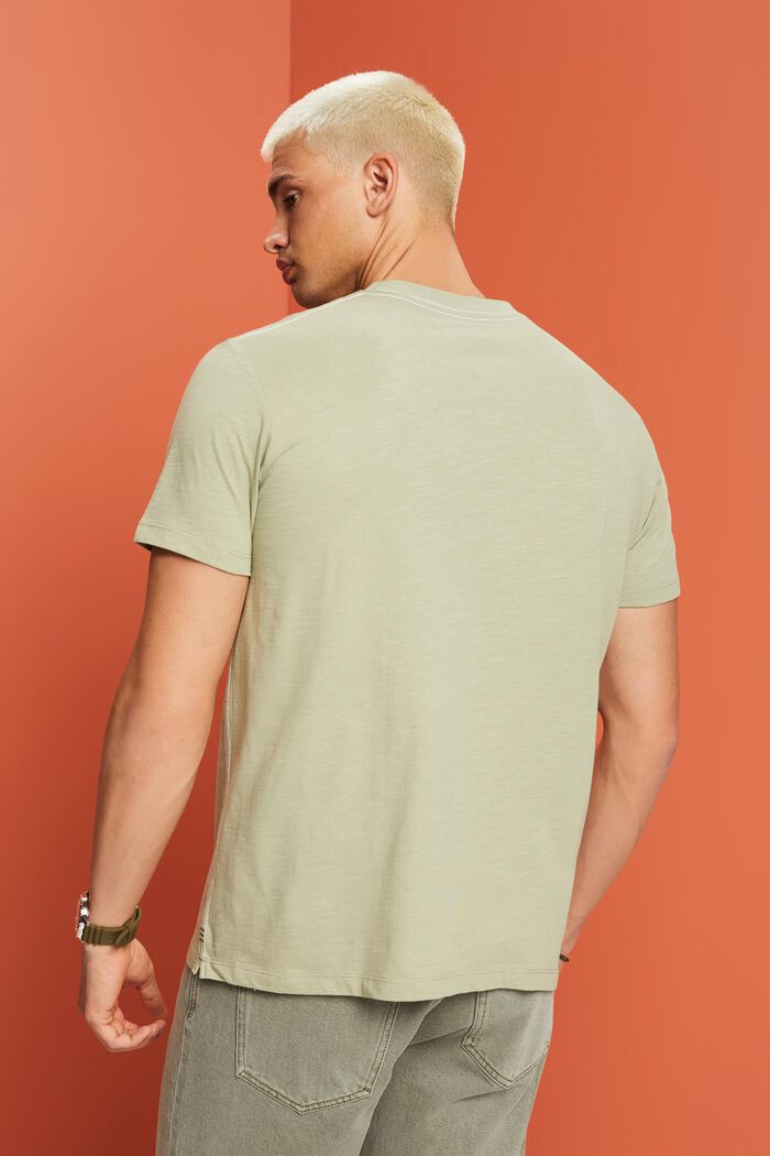 저지 티셔츠, 100% 코튼, LIGHT GREEN, detail image number 3